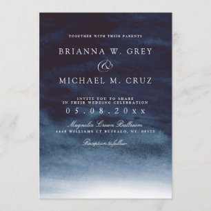 Convite para Casamento Profundo do Lago Harbor