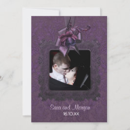 Convite para Casamento Romance Escuro