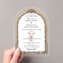 convite para casamento romântico