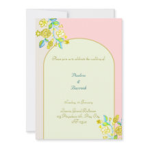 convite para casamento romântico