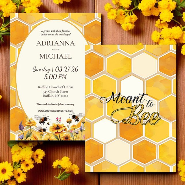 Convite para Casamento Russo de Bee (Criador carregado)