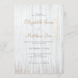 Convite para Casamento Russo de Casamento Floresta