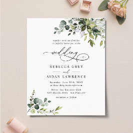 Convite para Casamento Russo Elegante do Orçamento