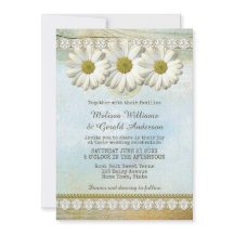 Convite para Casamento Rustic Floral Country