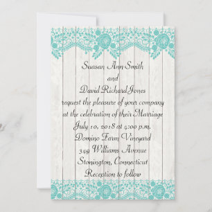 Convite para Casamento Rústico de Chás e Madeira