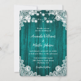 Convite Para Casamento Rústico Rústico De Madeira