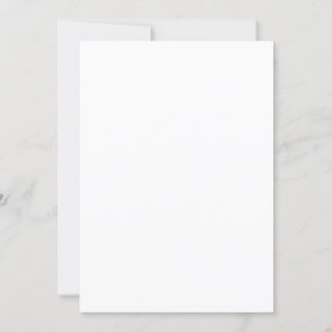 Convite para Casamento Semiperda de 7" x 5"