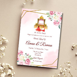 Convite para casamento Sikh Convite para casamento