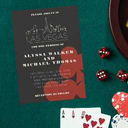 Convite para Casamento Skyline em Las Vegas