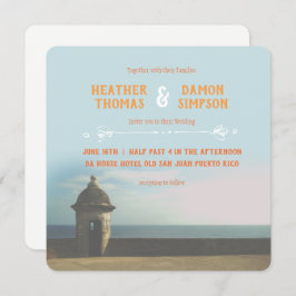 Convite para Casamento Solar Porto Rico