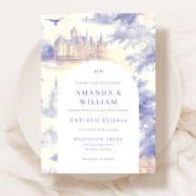 Convite para Casamento Toile de Jouy Art