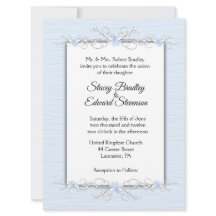 Convite para Casamento Tradicional de Simplicidade