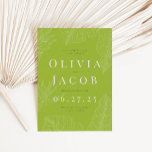 Convite para Casamento Tropical Moderno<br><div class="desc">Este Convite de Casamento da Coleção Leilani apresenta cores brilhantes,  ousadas e tipografia moderna,  certamente para impressionar seus convidados! Personalize-o com seus detalhes de forma fácil e rápida. Basta pressionar o botão 'personalizar' para reorganizar e formatar o estilo e a posição do texto.</div>