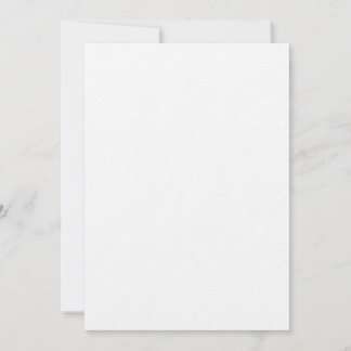 Convite para casamento ultra-espesso de 7" x 5"