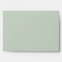 Convite para Casamento Verde Sage