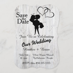 Convite para Casamento Whitewash