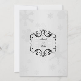 Convite para Casamento Wonderland Winter