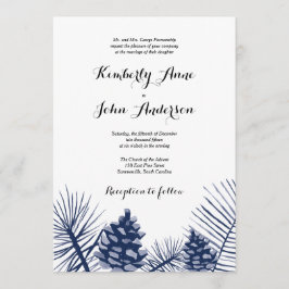Convite para Casamento Wonderland Winter