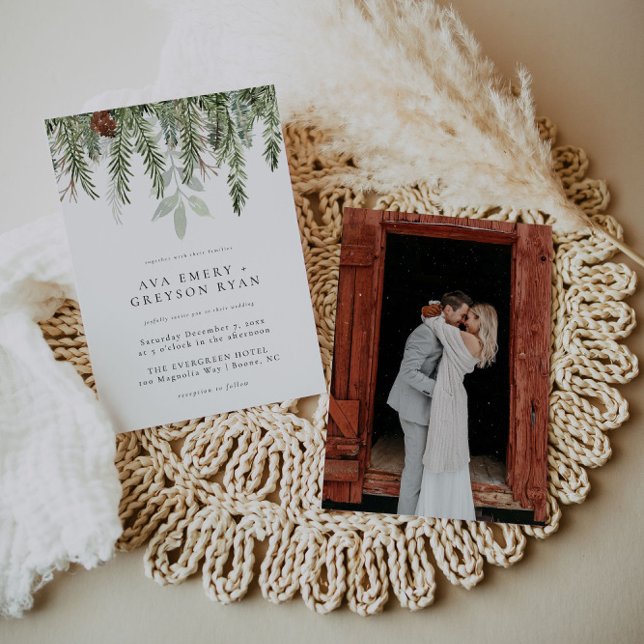 Convite para Casamentos no inverno de Férias (Criador carregado)