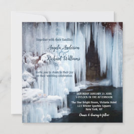 Convite para Casamentos no inverno de Íciclos Espu