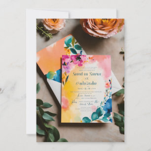 Convite para Casamentos no inverno Elegante