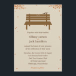 Convite para Casamentos outono do nosso banco de d<br><div class="desc">Tão doce e irresistível romântico,  esta única e caprichosa coleção de casamento do nosso Bench vai encantar todos os hóspedes no seu casamento. Cor personalizada disponível mediante pedido. Os artigos de papelaria de casamento também estão disponíveis em berryberrysweet.com.</div>