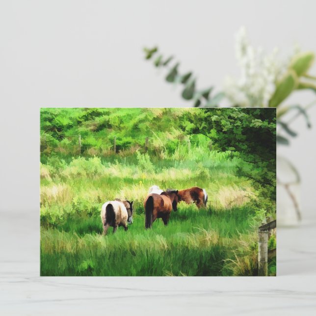 CONVITE PARA CAVALOS (Em pé/Frente)