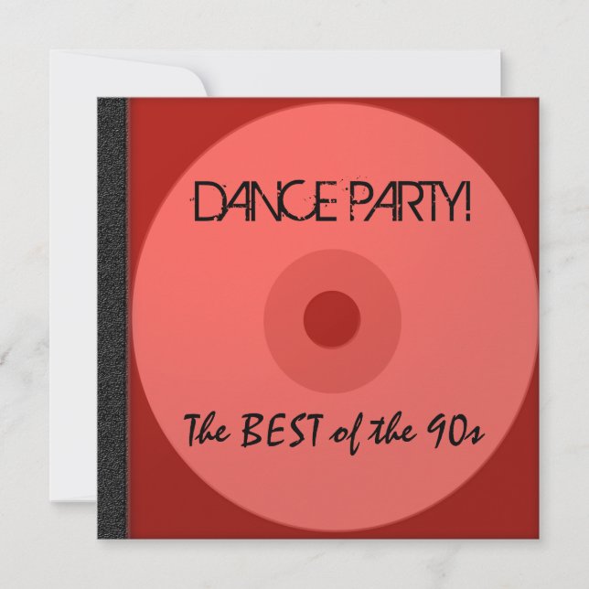 Convite para CD do Dance Party (Frente)