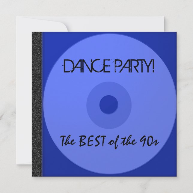 Convite para CD do Dance Party (Frente)