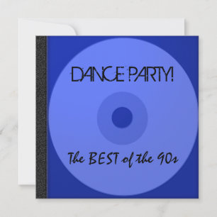 Convite para CD do Dance Party