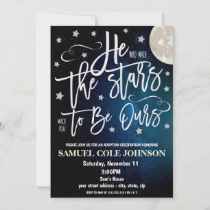 Convite para celebração de adoção