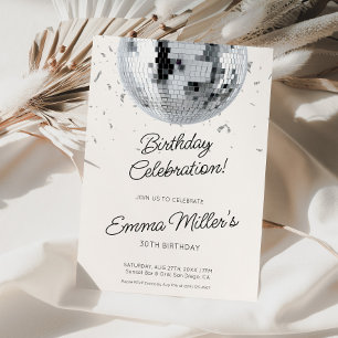 Convite para celebração de aniversário da Silver D