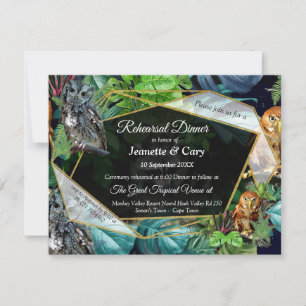 Convite para celebração de festas ao vivo da noite