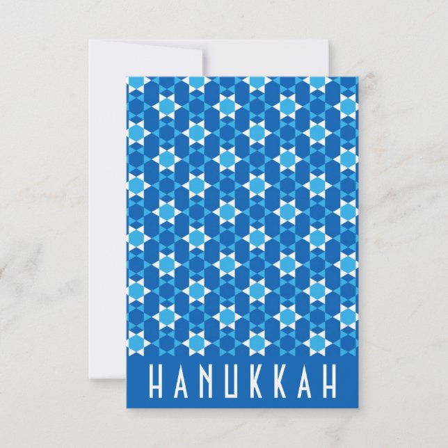 Convite para celebração de Hanukkah (Frente)