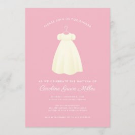 Convite para celebração de Janto Batismo Simples