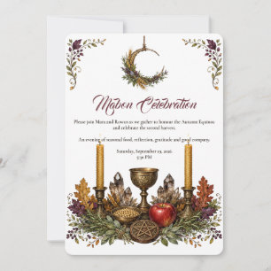 Convite para Celebração de Mabon no Equinócio de O
