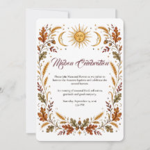 Convite para Celebração de Mabon no Equinócio de O