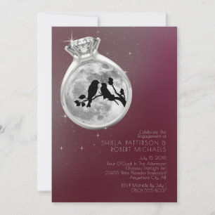 Convite para celebração de noivados