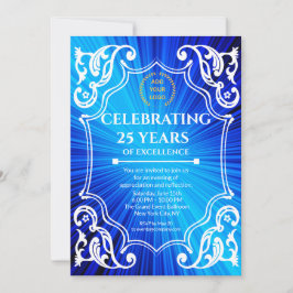 Convite para celebração do marinho Blue Business A