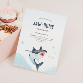 Convite Para Cerca De Tubarão