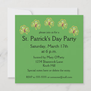 Convite para Cerveja e Shamrock