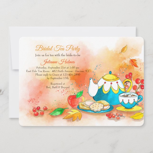 Convite para Chá (Frente)