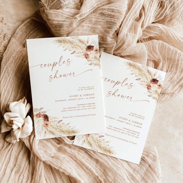 Convite para Chá casais | Convite de Festa de noiv (Criador carregado)