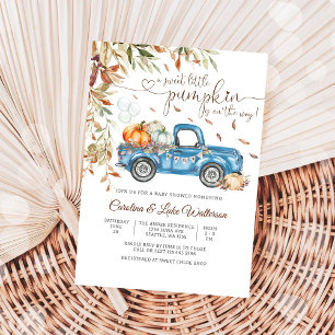 Convite para Chá de Bebê do Outono Abóbora