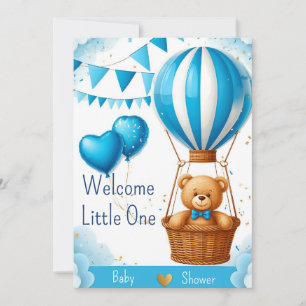 Convite para Chá de Bebê do Ursinho 🧸