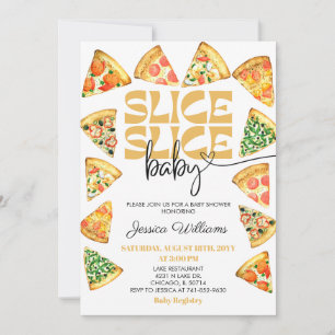 Convite para Chá de Bebê Slice Slice Baby