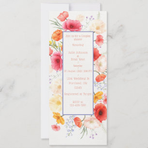 Convite para chá de casamento