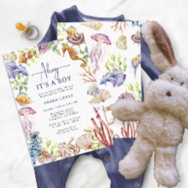 Convite para Chá de fraldas Ahoy