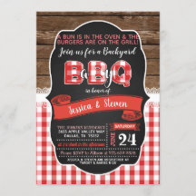 Convite para Chá de fraldas Baby-Q