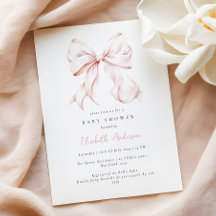 Convite para Chá de fraldas cor-de-rosa - Verifica